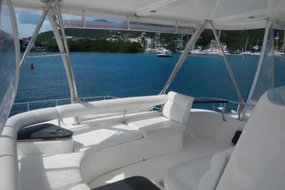 a boat that is floating in the water