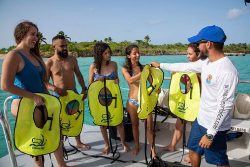 a group of people posing for the camera